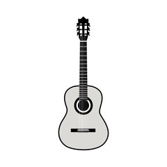 Fototapeta premium Acoustic Guitar Silhouette