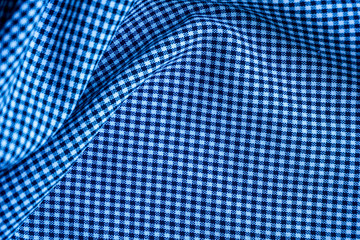 Blue wave pattern fabric for background or surface