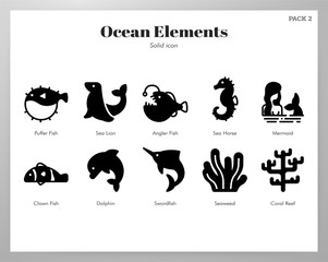 Ocean elements Solid pack
