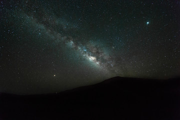 Fototapeta na wymiar Milky Way Sahara Desert