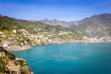 Naklejka premium Italian coast Amalia Italy 