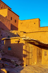 Kasbah Ait Ben Haddou in the Atlas Mountains of Morocco.