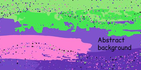 Confetti dots on a striped background