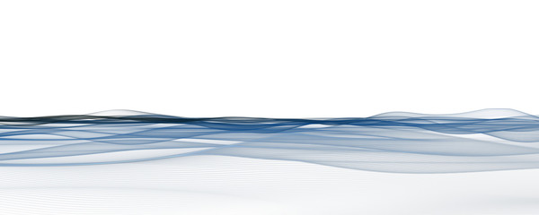 Obraz premium Abstract elegant wave panorama design with space for your text