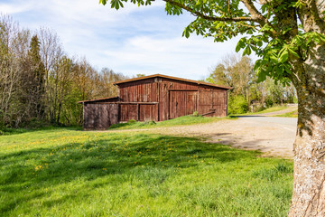 Old wooden barn