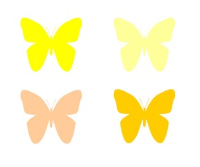 Fototapeta na wymiar illustration of butterfly
