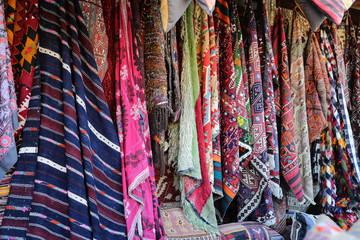 Turkish Traditional Carpets in Goreme, Nevsehir, Turkey