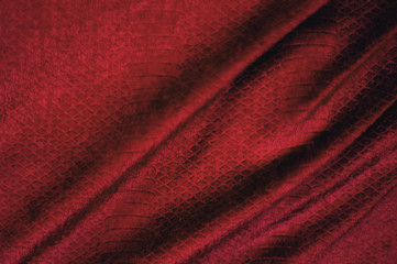 texture of red fabric