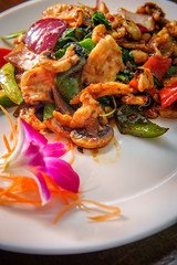 Thai Basil Chicken Vegetables