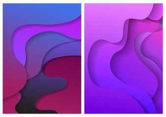 Abstract background from geometrical figures. Vector illustration