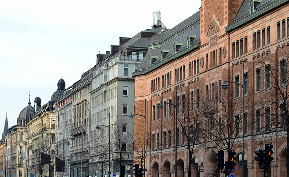 Vasagatan, Stockholm, Sweden and the former central post office
