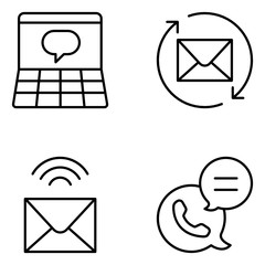Call Centre Vector Icon Set