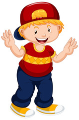 An urban boy character