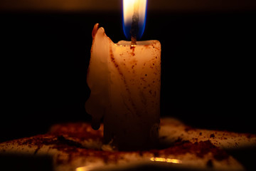 candle in the dark