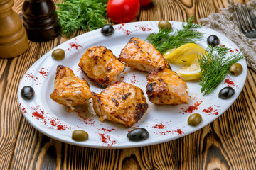 the shish kebab from sturgeon