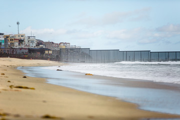 US Mexican Border Wall Darting Into the Ocean 30