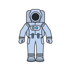 Obraz na płótnie Canvas astronaut suit isolated icon