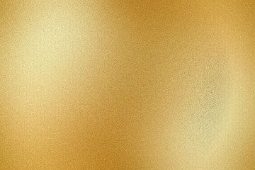 Dirty golden metal wall, abstract texture background