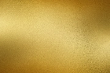 Scratches golden metal sheet, abstract texture background