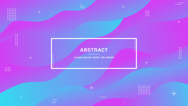 Modern colors,geometric background with trendy gradients composition and simple shapes