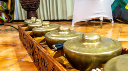 Gamelan, percussion traditional music instrument from Indonesia