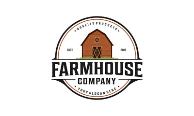 Farmhouse vintage logo