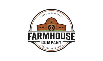 Farmhouse vintage logo