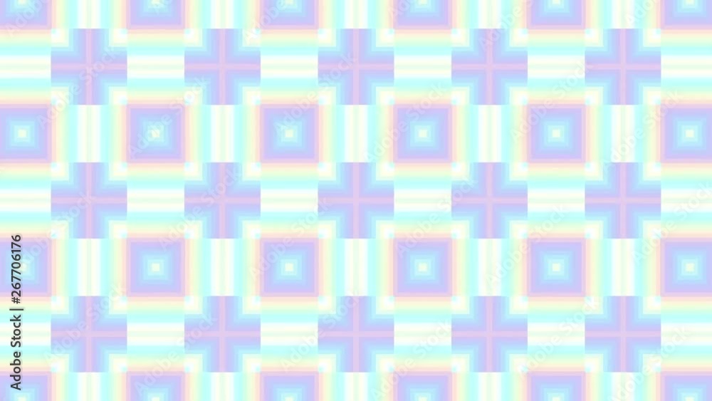 Poster symmetric mosaic tile transforming ornament. mosaic circles. abstract looping footage.