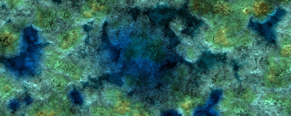 Naklejka na ściany i meble Green coral texture background
