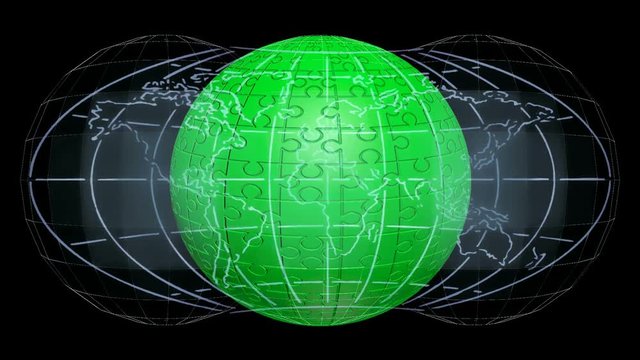 3D concept of planet earth, symbolizing the totality of the whole system
