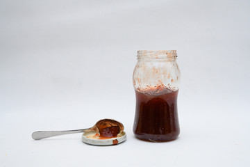 jam in glass jar