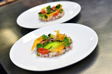 close up of a main dish nicely presented