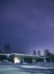 野幌森林公園の夜空（Night sky in Nopporo Forest Park）