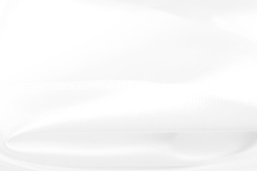Smooth elegant white silk or satin luxury cloth texture as wedding background, White cloth background abstract with soft waves.