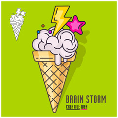 Brain ice-cream