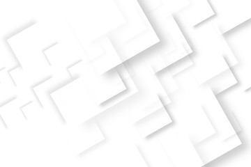 白の正方形で構成されたアブストラクト