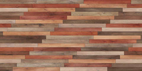 Seamless wood parquet texture (linear colorful)