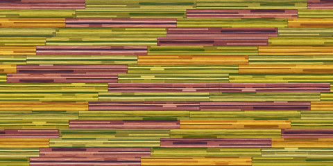 Seamless wood parquet texture (linear colorful)