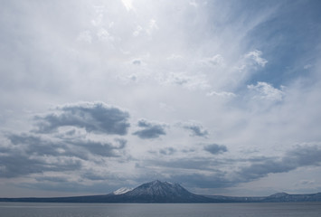 支笏湖と風不死岳(Lake Shikotsu and Mt. Fuppushi)