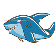 shark vector clipart design