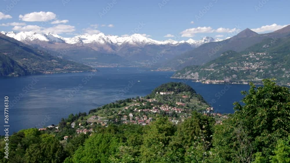 Wall mural Bellagio am Comer See in Italien