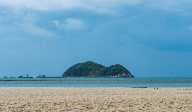 Samila beach at Songkhla ,Thailand.