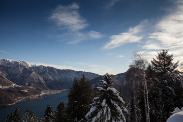 View from the top of Lake Geneva