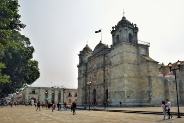 catedral de la ciudad de oaxaca mexico