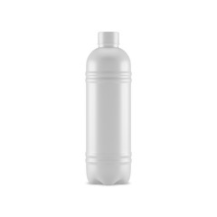 Plastic opaque water bottle, 3D illustration.
