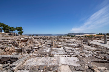 Ruins and mosaics of an ancient city Zippori, National Park, Israel. Ancient city Zippori with its ruins and mosaics is a famous tourist spot