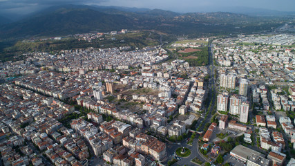 Fototapeta premium Aydin, Turkey - May 05, 2019 : Aerial view of Aydın