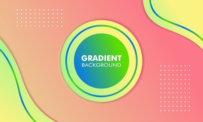 Abstract Gradient Color Background Fresh