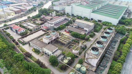 Architectural Landscape of Baoshan Industrial Park in Shanghai