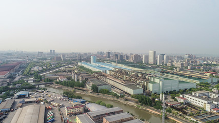 Architectural Landscape of Baoshan Industrial Park in Shanghai
